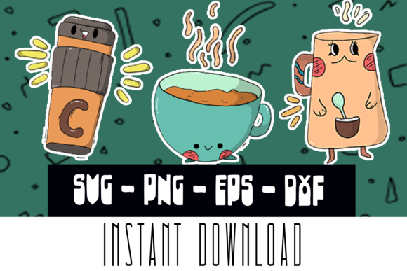 Coffee Lovers 3 Illustrations Graphics Bundle Review