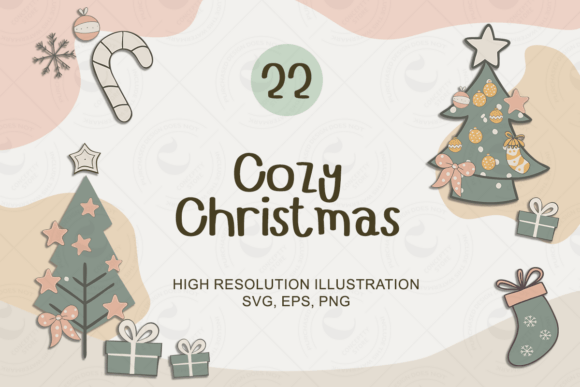 Cute and Cozy Christmas Illustrations for Publishers
