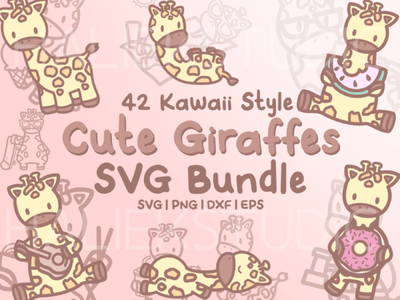 Cute Giraffes SVG Illustrations: A Designer's Review