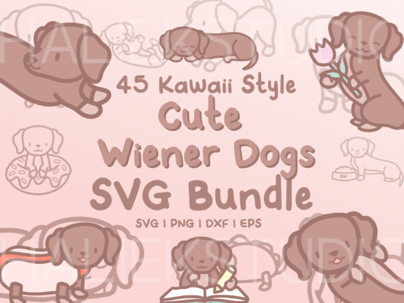 Cute Wiener Dogs SVG Illustrations: A Designer's Embroidery Review