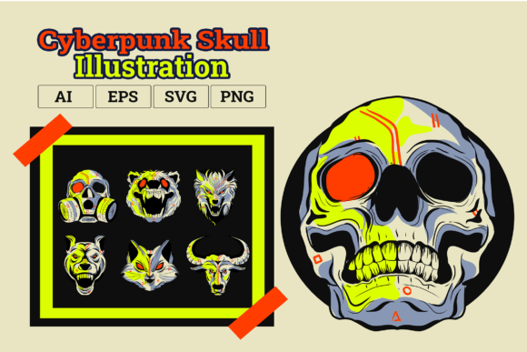 Cyberpunk Skull Graphics for Crafters: A Hands-On Review