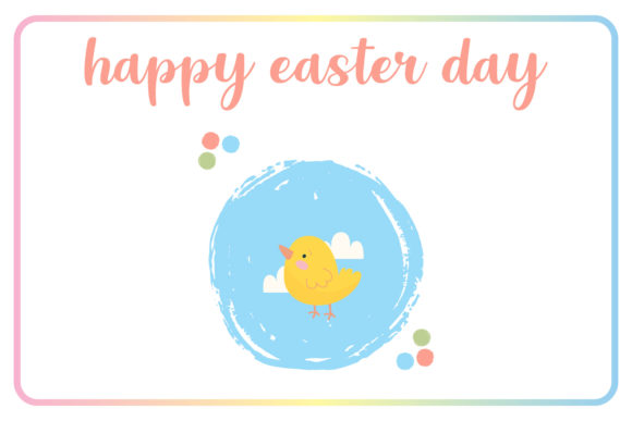 Easter Chicken Illustrations Cute Vector Graphics
