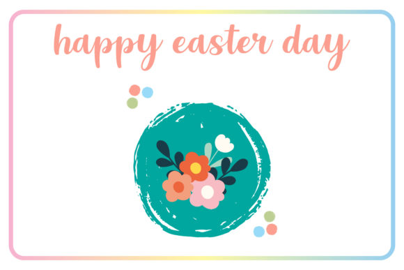 Easter Flower Illustrations Cute Vector: Graphics & Illustrations Review