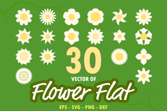 Flower Flat Illustrations: Graphics for Polished Content