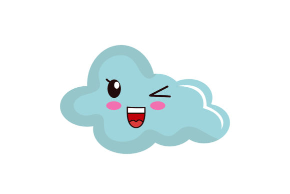 Kawaii Cute Cloud Illustrations for Branding & Graphics