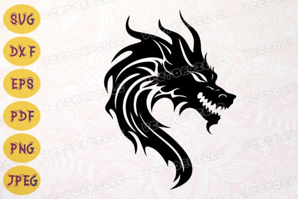 Mythical Dragon Illustrations Stickers for Brand Graphics