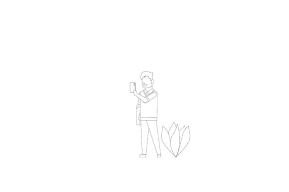 Person Line Illustrations: Graphics for Modern Sellers