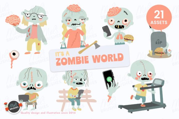 Zombie World Illustrations – A Hands-On Embroidery Review